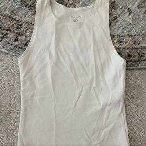Calia Cream Sleeveless Workout Top
